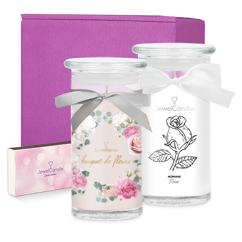 Lilac Gift Box Flower Box cut
